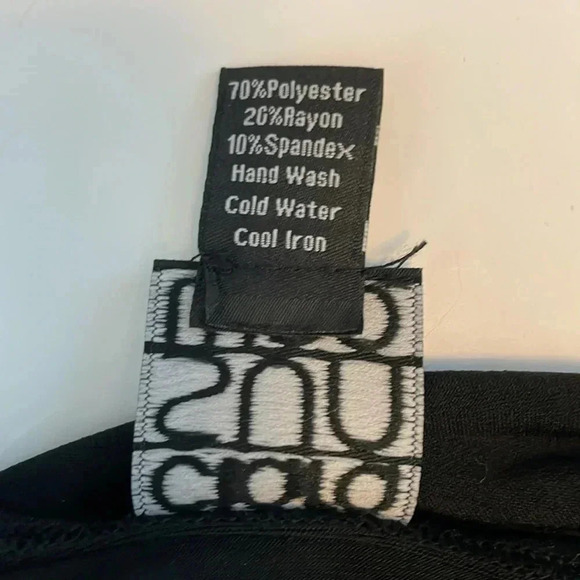 Clara Sun Woo black 3/4 sleeve mini dress size medium - Picture 6 of 9